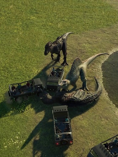 Predator Battle in Jurassic World Evolution 2