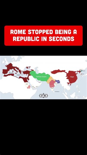 How Rome Went From Republic to Empire in One Map (27 BC)