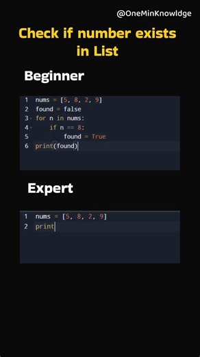 check if number already exists in list