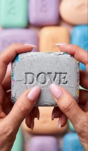 ASMR Soap Break 💚 Hidden Color Core Crunch | DOVE