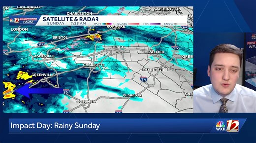 HAPPENING NOW: Meteorologist Dylan Hudler gives a live update on how much rain to expect today. | WXII 12 NEWS
