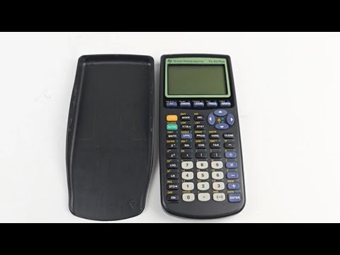 Texas Insturments TI-83 Plus Graphing Calculator w/ Cover, Batteries Tested Ebay Mercari Video
