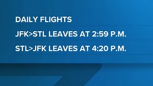 Delta offering direct flights to JFK and St. Louis