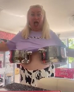 This woman has found the ultimate life hack... 😂🍳 | Tyla