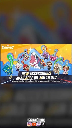New Accessories: Deadpool, Rogue, Daredevil, & More! | Marvel Rivals Season 6 #marvelrivals