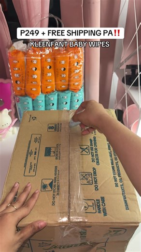 1 box na sulit na sulit😍😍 #babywipes #wipesforbaby #kleenfantbabywipes “Price may vary until the promotion ends”