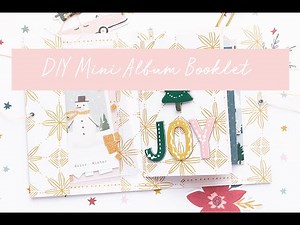 DIY Mini Album Booklet Tutorial