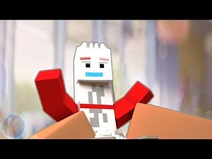 Toy Story 4 Forky TV Spot Minecraft Animation