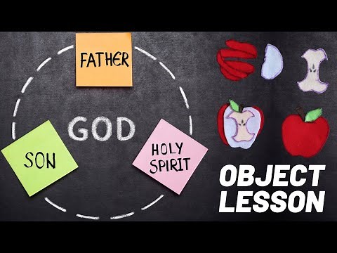 Ideas on How to Teach the Trinity to Kids using an apple for Ministry Workers 🍎