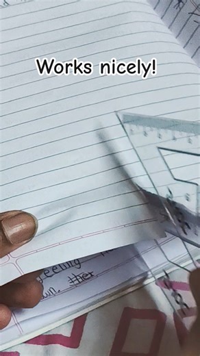 Using Set squares as scissors ✂️ #shorts #scissor #new #diy #viral #creative #cut