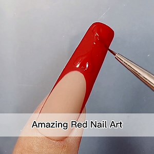 3.7K views · 98 reactions | Amazing Red Nail Art ❤️ Products...