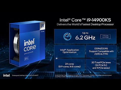 Intel 14th Gen i9 14900KS 320W Power Limit Performance Test