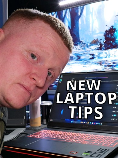 New laptop setup tip: uninstall McAfee, enable dark mode, and disable startup apps for faster boot times. Your future self will thank you. #TechTok #LaptopSetup #WindowsTips #TechHacks #ComputerTips