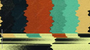 TV color bars test card malfunction (Loop).