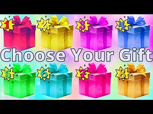 Escolha seu presente 🎁 São 8 caixas diferentes 🤔 Choose Your Gift from 8 boxes 🎁 Elige tu regalo
