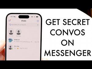 How To Use Secret Conversation On Messenger!