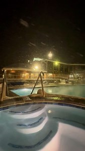 Winter nights are better spent in the hot tub ❄️ | Indian Head Resort