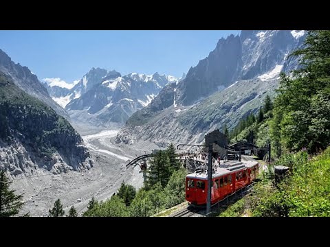 2022 Trip - Chamonix : Montenvers - Mer de Glace 1913m | French Alps | GoPro 360 4K