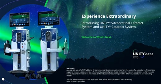 Alcon Launches UNITY® VCS and UNITY® CS | Kelly Frazee