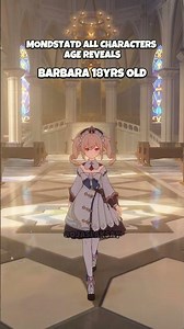Every Mondstatd characters Age? #genshinimpact #genshin #shorts