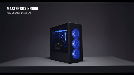 Mesh, airflow, pure and simple. The MasterBox NR600. http://www.coolermaster.com/case/mini-tower/masterbox-nr600/ | Cooler Master
