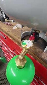 How to fill 1 pound propane tanks from a 20 pound tank