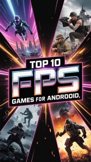Top 10 Best FPS Games for Android #fpsgames #androidgames #top10games #mobilegaming #shootinggames