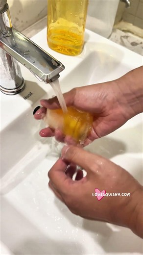 How to Clean a Sticky Squishy & Make it Brand New! 🧼✨ #diy #squishy #hacks