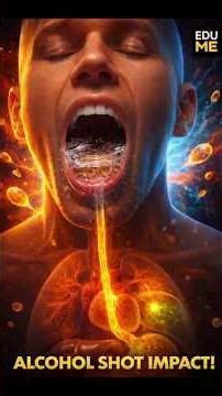 What Happens Inside Your Body When You Take Alcohol Shots | EDUME #edume #healtheducation #science