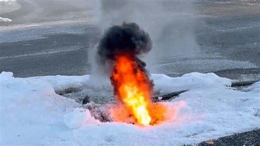 Fire crews tackle underground electrical box fire in Attleboro