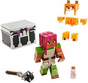 Minecraft Dungeons Battle Chest with Figure, Weapon and Accessories, Action & Adventure Toy Based on Video Game, For Storytelling Play and Display, Gift for 6 Years Old and Up - Mattel - Brincadeiras de Faz de Conta - Magazine Luiza