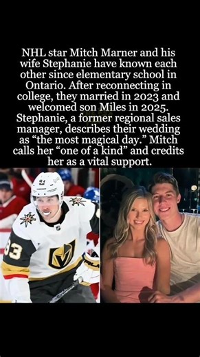 Mitch Marner and Wife Stephanie A Childhood Friendship Turned Lasting Love #MitchMarner #nhl #short