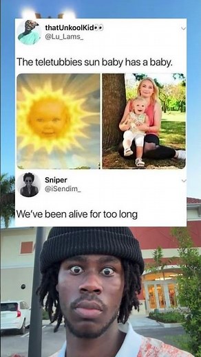 The teletubbies sun baby has a baby.