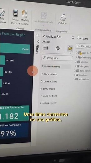 Como Criar uma Linha de Metas no Power BI | #shorts