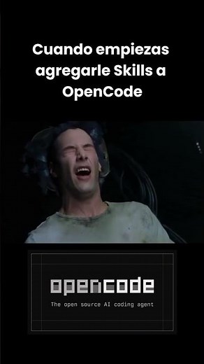 Así de poderoso es OpenCode con las nuevas skills #ai #coding #devtools