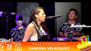 2.2K views · 40 reactions | ¡FELIZ CUMPLEAÑOS VANESSA!   Hoy 22 de Septiembre, es el cumpleaños de Vanessa Velazquez, vocalista de Banda MixI!  ¡Felicidades!  ¡Dejale tu saludo!  . . . . #FelizCumpleaños #FelizCumple #Septiembre #Cumpleaños #PoneKuarteto #Kuarteto #Cuarteto | Kuarteto.com | Facebook