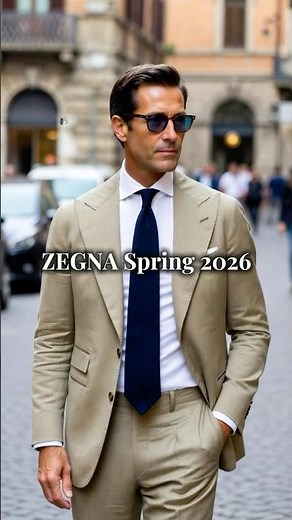 ZEGNA Men Spring 2026 | Quiet Luxury & Timeless Elegance