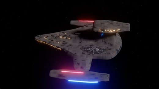 Spaceship, Science Fiction, Star Trek. Free Stock Video