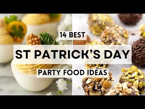 14 Best St Patrick’s Day Party Food Ideas #PartyFoodIdeas #HolidayAppetizers #stpatricksdayfood