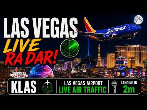 KLAS Airport Las Vegas Nevada • AirNav radar • LiveATC