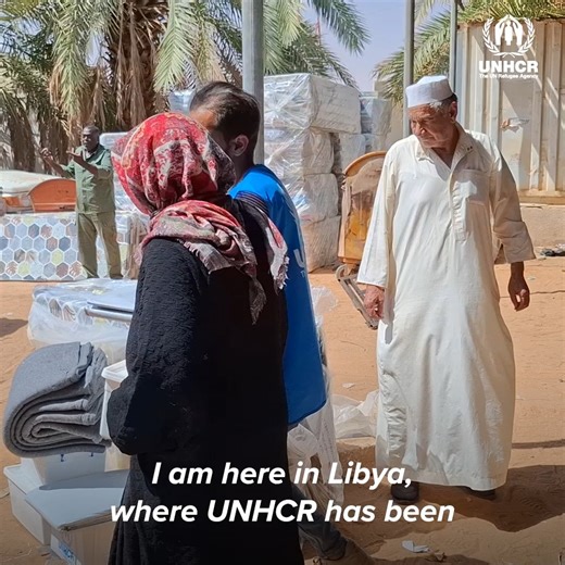 15K views · 289 reactions | Thousands of Sudanese refugees are crossing into Libya, fleeing unimaginable hardship. UNHCR is providing aid, but the needs are immense. From medical supplies to blankets, we’re doing all we can, but your help is needed. https://bit.ly/3DrtxM5 | UNHCR, the UN Refugee Agency | Facebook