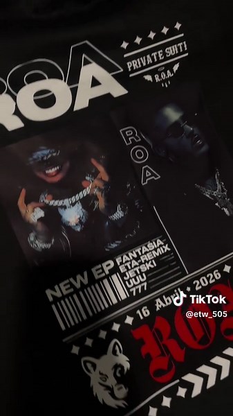 Personaliza tu hoddie o camiseta para el concierto de Roa