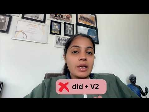 Concept of "DID" || Past Tense || Learning made easy