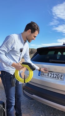 Cable Storage Feature in the Skoda Elroq