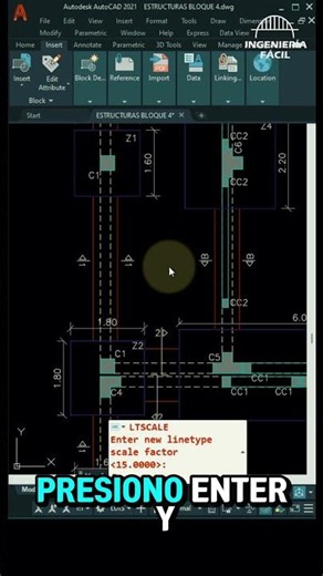Line scale in AutoCAD #luiscardenas #easyengineering #architecture #engineering #autocad
