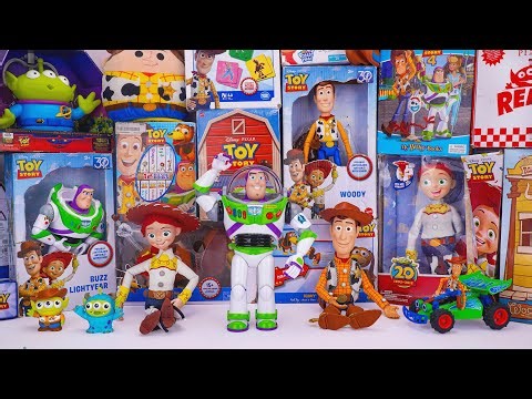 Unboxing Disney Pixar Toy Story toy collection ASMR | Woody & Buzz Lightyear & Aliens & Jessie