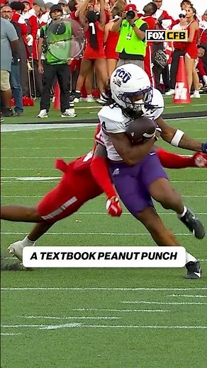 A perfect peanut punch execution to force the fumble 🥊 #punch #football #cfb