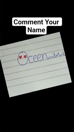 Name Writing // Easy Drawing // #drawing #namewriting