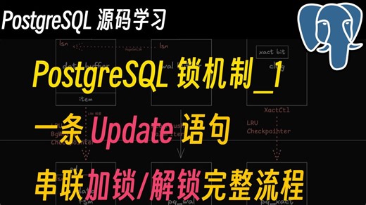 PostgreSQL源码：Lock｜update 语句中的加锁/解锁流程｜pg_locks, vxid, RowExclusive