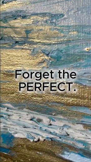 TIME-LAPSE: Painting Away Perfectionism (Emotional Abstract Art)